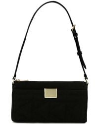 KARL LAGERFELD - X Amber Valletta Petit Sac Porté Épaule À Plaque Logo - Lyst