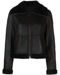 Akris - Lamb Leather Jacket - Lyst