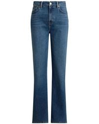 Ralph Lauren - High-Rise Straight-Leg Jeans - Lyst