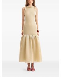 Gemy Maalouf - Sleeveless Midi Dress - Lyst