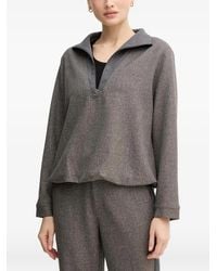 Mos Mosh - Mmsoleia Sisse Zip-Collar Blouse - Lyst