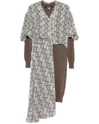 Junya Watanabe - All-Over Graphic Print Dress - Lyst