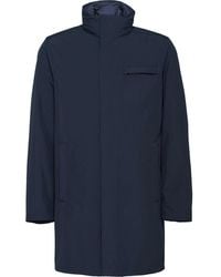 Prada Technical Raincoat - Blue