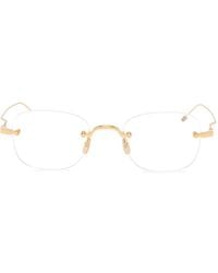 Thom Browne - Rimless Geometric-Frame Glasses - Lyst