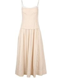Jonathan Simkhai - Quinlin Bustier Midi Dress - Lyst