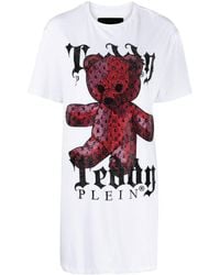 Philipp Plein - Abito modello T-shirt Teddy Plein con decorazione - Lyst