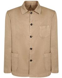 Dell'Oglio - Button-Up Patch-Pocket Shirt - Lyst