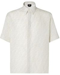 Fendi - Camicia Con Stampa Ff - Lyst