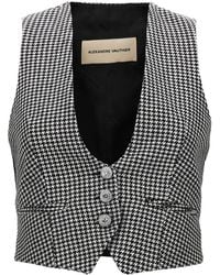 Alexandre Vauthier - Jas Met Pied-De-Poule Print - Lyst