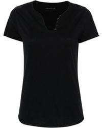 Zadig & Voltaire - T-shirt con stampa - Lyst