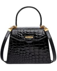 Kwanpen - Crocodile-Effect Top-Handle Tote Bag - Lyst