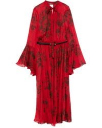 Max Mara - フローラル ベルテッド ドレス - Lyst