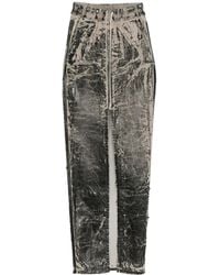 Rick Owens - Midirock mit Kordelzug - Lyst