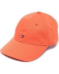 Tommy Hilfiger - Logo-embroidered Organic Cotton Cap - Lyst