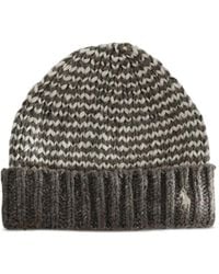 Polo Ralph Lauren - Striped Wool-Blend Beanie - Lyst