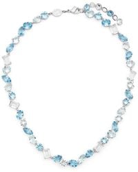 Swarovski - Halsketting Verfraaid Met Kristallen - Lyst