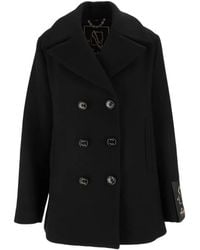 Sealup - Sibilla Double-Breasted Peacoat - Lyst