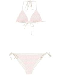 MC2 Saint Barth - Levyne Embroidered Bikini - Lyst