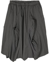 Comme des Garçons - Pinstripe-pattern Midi Skirt - Lyst