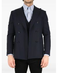 Tonello - Contrast-Panel Waistcoat - Lyst