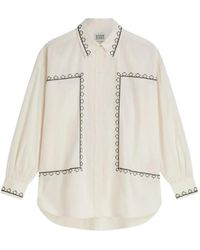 Scotch & Soda - Embroidered Long-Sleeve Shirt - Lyst
