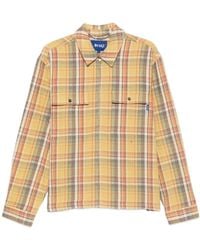 AWAKE NY - Rivington Buttoned Checked Shirt - Lyst