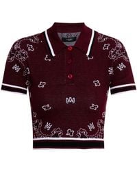 Amiri - Cropped Poloshirt - Lyst