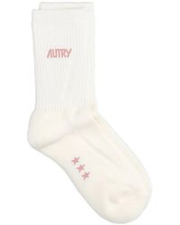 Autry - Ribbed Logo Socks - Lyst