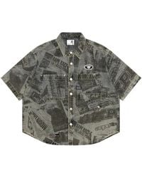Aape By A Bathing Ape - Chemise Imprimée À Manches Courtes - Lyst