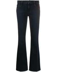 J Brand Nocturne Kick-flare Jeans - Blue