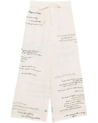 Zimmermann - Dream Embroiderd Pants - Lyst