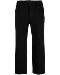 Balenciaga - Cropped Straight-leg Jeans - Lyst