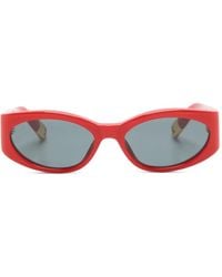 Jacquemus - Lunettes De Soleil À Monture Ovale - Lyst