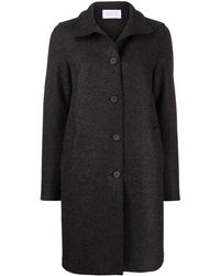 Harris Wharf London Abrigo de vestir con botones - Gris