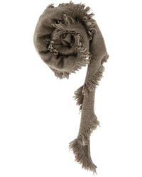Uma Wang - Triangle Fringe-Trim Scarf - Lyst