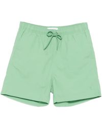Norse Projects - Drawstring Logo-Embroidered Swim Shorts - Lyst