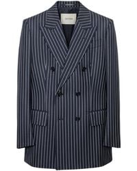 Tom Ford - Double-Breasted Pinstriped Blazer - Lyst
