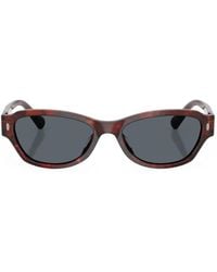 Persol - Tortoiseshell-Effect Rectangle-Frame Sunglasses - Lyst