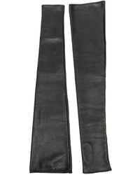 Manokhi - Thumb-Slot Leather Gloves - Lyst