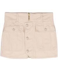 Liu Jo - Panelled Denim Mini Skirt - Lyst