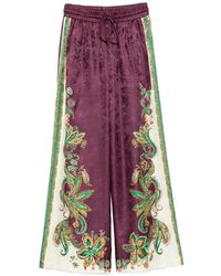 ALÉMAIS - Ruthie Paisley-Print Palazzo Pants - Lyst