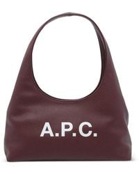 A.P.C. - Bolso De Hombro Ninon Baby Con Logo - Lyst