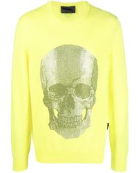 Philipp Plein - Jersey De Punto Con Motivo De Calavera - Lyst