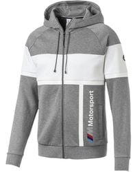 PUMA - X Bmw Motorsport Hooded Sweat Jacket - Lyst