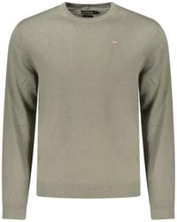 Napapijri - Crew-Neck Logo-Patch Sweater - Lyst