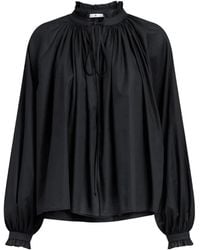 PT Torino - Claudia Ruffled Tie-Fastening Blouse - Lyst
