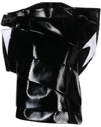 Comme des Garçons - Deconstructed Faux-leather Vest - Lyst