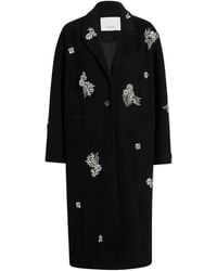 Cinq À Sept - Abrigo con detalles de cristal - Lyst