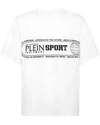 Philipp Plein - Logo-Print Round-Neck T-Shirt - Lyst