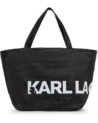 Karl Lagerfeld - Shopper Met Logoprint - Lyst